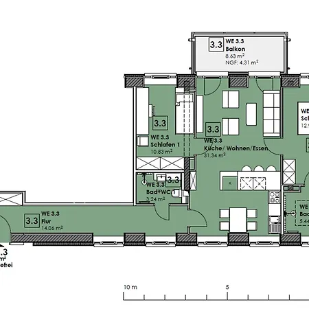 Prora - Modernes Mit Balkon, Meerblick Und E-ladestation - Baltic Sunrise