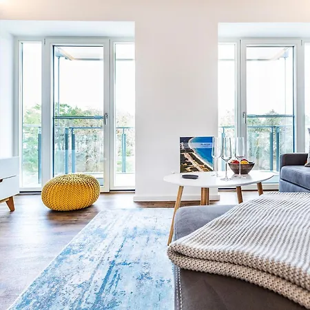 Prora - Modernes Mit Balkon, Meerblick Und E-ladestation - Baltic Sunrise Apartment Binz